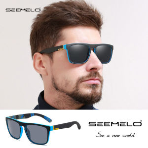 SEEMELO Men’s Polarized Sunglasses Ultra Light Driving Sunglasses Retro Sunglasses Sports Sunglasses UV400 Sunglasses Cycling Riding Running Glasses for Men