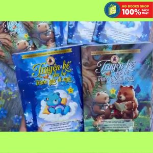 Sách song ngữ: Truyện Kể Cho Bé Trước Giờ Đi Ngủ - Cùng Con Phát Triển IQ EQ Và Làm Quen Với Tiếng Anh Tặng File Audio