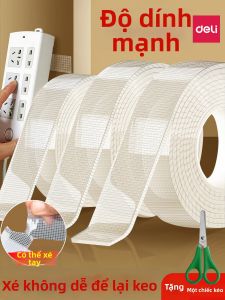 deli | Keo Dán Hai Mặt Trong Suốt Cường Lực Cao