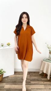 YohenShop Dress Wanita Lengan Pendek / Big Size / Dress Cewek / Long Dress / Dress Irana