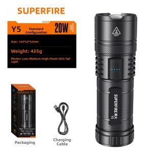 SUPERFIRE | Bright Long Range White Laser Portable Handheld Torch