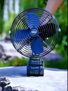 พัดลมแบตเตอรี่ลิเธียม 8 นิ้ว แบบพกพา ✨ เหล็กทนทาน ใช้งานนาน 2 ระดับลม🌀 เงียบไร้เสียงรบกวน ⚡ชาร์จเร็ว จัดส่งฟรี