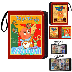 Popteen Card Storage Album Small Card Collection Book Star Man Nine Grid Card Album Anime Themed Stationery Collectible Item