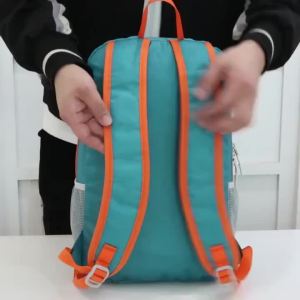 Outdoor Travel Bag Large Capacity Foldable Waterproof Backpack Lightweight Portable Adjustable Hiking Mountaineering Bag
