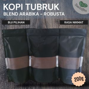 KOPI TUBRUK 200g BLEND ARABIKA DAN ROBUSTA TERBUKTI NIKMAT