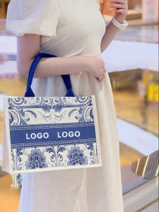 EnCheng | Custom Hand-drawn Portrait Printed Tote Bag