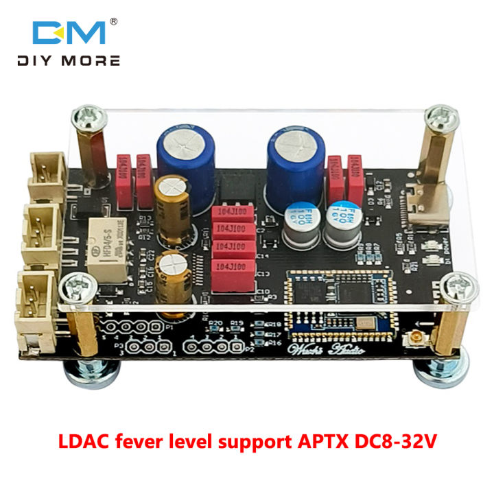 Diymore ZK-QCC Qualcomm qcc3034 Bluetooth 5.1 lossless Bảng Giải mã AptX LDAC sốt cấp hỗ trợ AptX dc8-32V bo mạch khuếch đại âm thanh