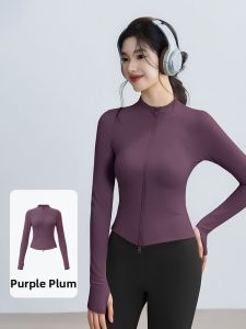DAJIRIJI | Autumn Winter Dual Zip Yoga Coat Women