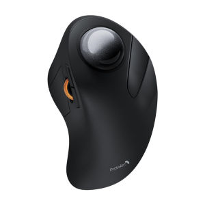 ProtoArc Wireless Bluetooth Trackball Mouse EM03 NL Ergonomic Rollerball Mouse Rechargeable Computer Mice 3 Device Connection