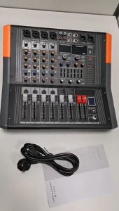 Power mixer เครื่องขยายเสียงมิกซ์พาวเวอร์แอมในตัวมเล่น usb เชื่อมต่อบลูทูธ