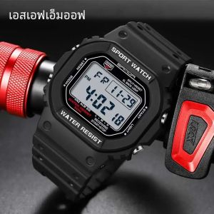 Sanda Fashion Jam Tangan Digital แบรนด์ G สไตล์ทหารสำหรับผู้ชาย นาฬิกาปลุกกีฬาทหารกันน้ำนาฬิกาข้อมือจับเวลาแบรนด์