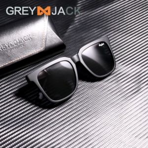 Grey Jack Kacamata Hitam Sunglasses Polarized Anti UV Anti Silau model kotak TR90 Pria dan Wanita fashion SA 7443