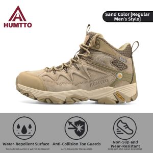 HUMTTO | Water Resistant Anti-Slip Durable Cushioned Hiking Shoes