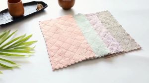 Kitchen Towels and Cleaning Towel Rag Coral Velvet Dish Towels and Dish Cloths Super Absorbent