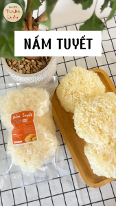Nấm tuyết khô 100g ngân nhĩ không tẩy trắng nguyên liệu nấu chè chưng yến thơm ngon bổ dưỡng