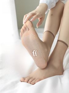 miiow | Crystal Silk Stockings Womens Summer Thin Wear Resistant Anti Slip Invisible Hook Proof Short Socks 2025 New Invisible Socks