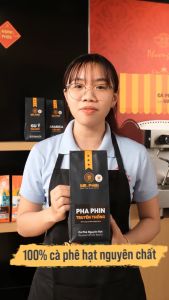 Cà Phê Nguyên Chất Pha Phin Truyền Thống 500g hương vị đậm đà Mr. Phin Coffee