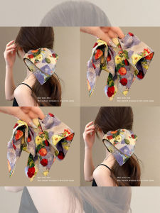 NING ZHOU | Retro High-End Flower Hair Tie