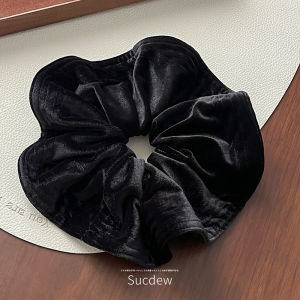 Dây Buộc Tóc Nhung Cho Nữ Thanh Lịch Độ Đàn Hồi Cao Lâu Dài Polyester Sợi Mùa Thu Mùa Đông Dây Buộc Tóc Phong Cách Hàn Quốc Tươi Ra