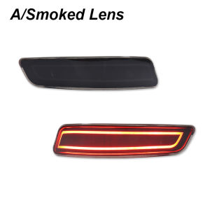2x RED LED Rear Bumper Reflector Light Brake Stop fog Lamp For Lexus GS200t GS250 GS300 GS460 GS-F ES250 ES350 ES300h 2013-18