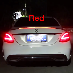 120cm LED Spoilers Car Brake Lights Strip Carbon Rear Wing Lips Kit 1.2M Rear Spoiler Lights Car Exterior