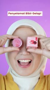 LIP CARE SR12 BEST SELLER LIP BALM MELEMBABKAN MENCERAHKAN BIBIR KERING WARNA HITAM CEWEK COWOK