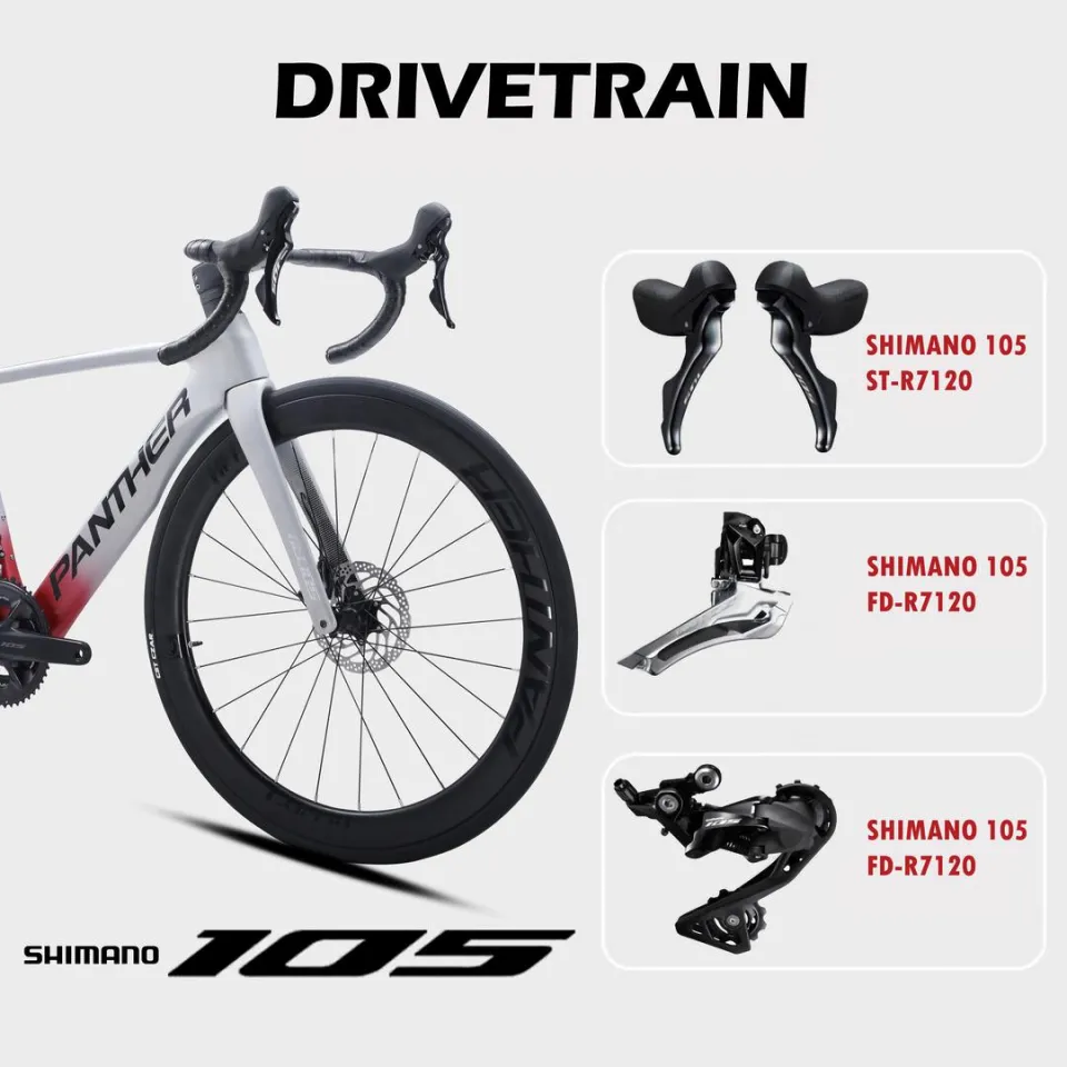 PANTHER HELIOS Road Bike SHIMANO 105 24-Speed Racing Bike Ultra 