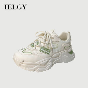 IELGY รองเท้าวิ่งผู้หญิงระบายอากาศได้ดีรองเท้าคุณพ่อดูดซับแรงกระแทก