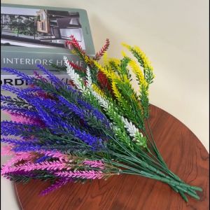 Azgalery PBP41: Tanaman Plastik Hias Pot Bunga Lavender