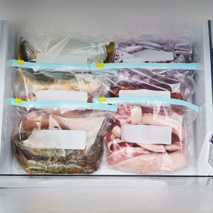 Thickened Self-Sealing Freezer Meat Storage Bag Home Use Double Layer Plastic Sealing Bag Fridge Organization Sub-Packing ness Preservation Bag
