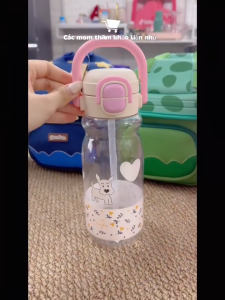 Bình Uống Nước Cho Bé 750ml TOBÉ Chất liệu PP/PC cao cấp Ống hút Silicone MS 4116