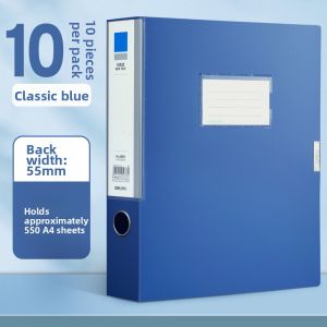 deli | Thick Blue A4 Document Organizer Financial
