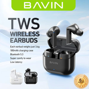 BAVIN BA99 TWS Wireless Earbuds Deep Bass & Hi-Res Audio Ultra-Clear Sound Portable & Widely Compatible for Smartphones