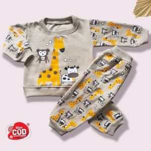 Setelan Joger Baby dan Sweater Bayi JOGER untuk Usia 3-12 Bulan - Perempuan Laki-Laki