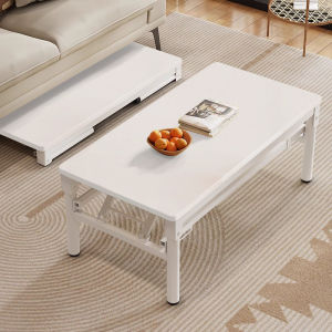 Modern Minimalist Foldable Coffee Table Small Sofa Side Table Rectangular Balcony Tea Table Home Living Room Furniture
