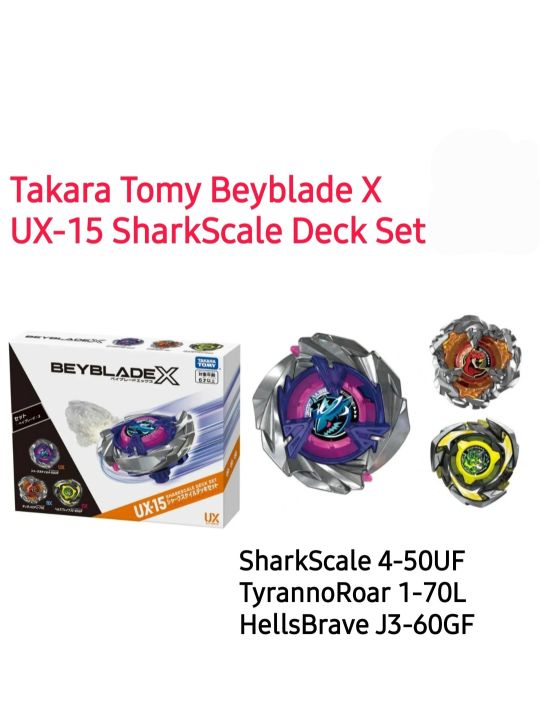 Beyblade Burst Battle Tops Takara Tomy Beyblade X UX-15 Shark
