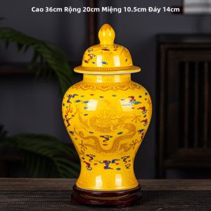 Lọ Gốm Sáng Tạo Phong Cách Trung Quốc Mới Đựng Bàn