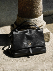 bampo | First Layer Leather Large Capacity Shoulder Bag