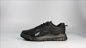 Sepatu Pria ORLANDO HITAM Sneakers Pria Sepatu Hitam Sepatu Kerja Sepatu Sekolah Sepatu Lari Impor