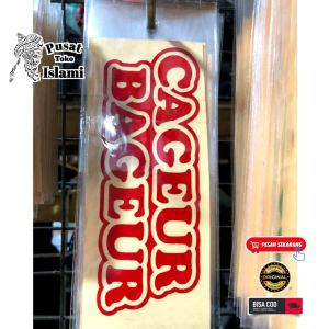 Stiker Cageur Bageur