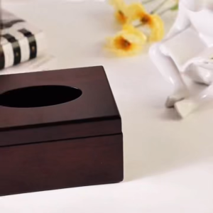 Wooden tissue box - simple and creative tissue drawer for home storage suitable for restaurants and cafes.