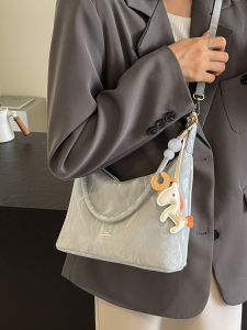 Casual Versatile Bucket Bag Womens 2025 New Style Single Shoulder Underarm Bag Commuting Tote Crossbody Bag for Work