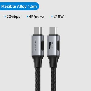 Hagibis | Quick Charging Type-C Cable Dual Port 240W