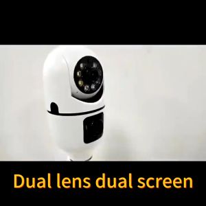 XIAOMI Buy 1 take 1 WiFi Dual Lens V380 PRO CCTV 1080p PTZ IP security camera CCTV camera connect to cellphone  auto tracking two-way audio night vision  IP66 Waterproof 360 wireless Surveillance Camera