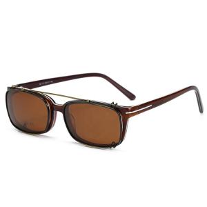 ZENOTTIC Men Square Polarized Sunglasses Acetate Frame UV400 Protection Male Sun Glasses Modern Street Style