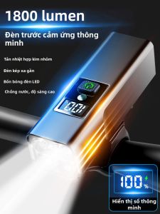 TOOKTRO | Đèn Đèn Xe Đạp Đèn Pha Đèn Chiếu Sáng Mạnh cho Đêm