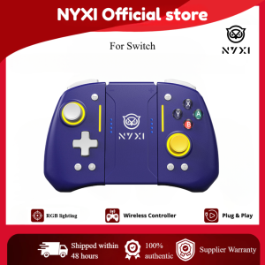 NYXI Hyperion pro Wireless Bluetooth Game Controller for Switch2/Switch Purple - Ergonomic Design Portable On-the-go Gaming