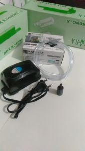 Paket Aerator Aquarium Siap Pakai & Batu Air Stone 3 cm