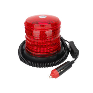 KEVANLY | 12V 24V Truck Magnetic Warning Light With Cigar Head Car Truck Roof Top LED Strobe Signal Lights 360° Rotating Marker Lights