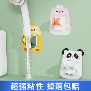 ติดตั้งจุดพ่นน้ำฝันร้ายแบบติดผนัง กระดูกสันหลังที่แข็งแรง ไม่ต้องเจาะ ปรับระดับได้ ติดตรงบนผนัง ที่แขวนพู่กัน